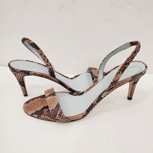 NEW AERA Sally Ankle Strap Sandal Python-Effect